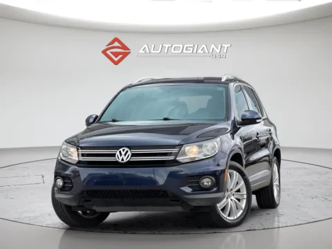 Blue 2014 Volkswagen Tiguan SE for sale in Fishers, IN