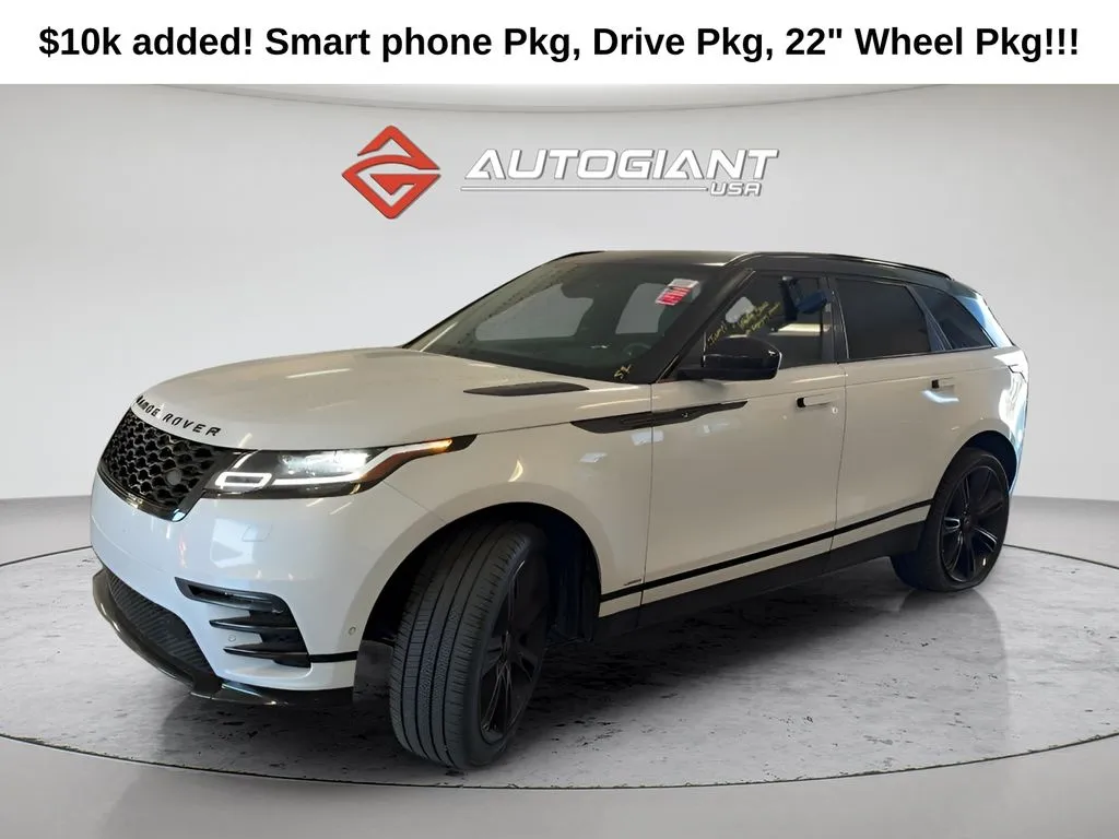 Blue 2019 Land Rover Range Rover Velar SE R-Dynamic for sale in Fishers, IN