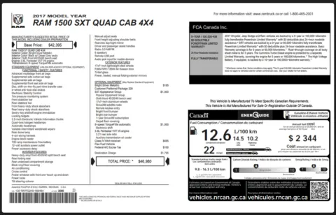 Another view of 2017 Ram 1500 Tradesman for sale in Fishers, IN at AutoGiant USA Fishers