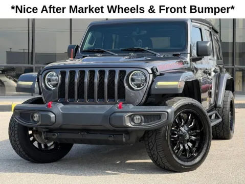 Gray 2018 Jeep Wrangler Unlimited Rubicon for sale in Fishers, IN