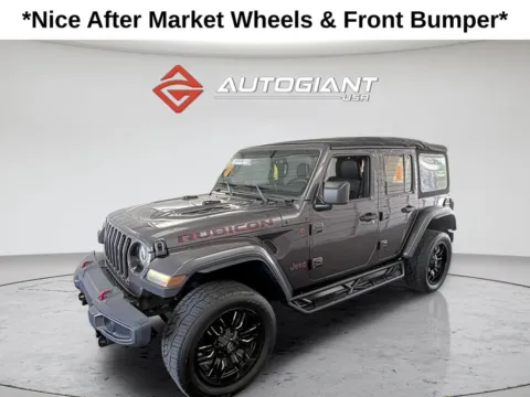 Gray 2018 Jeep Wrangler Unlimited Rubicon for sale in Fishers, IN