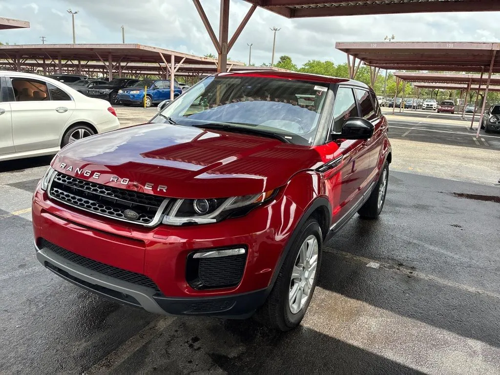 Red 2018 Land Rover Range Rover Evoque for sale in Fishers, IN