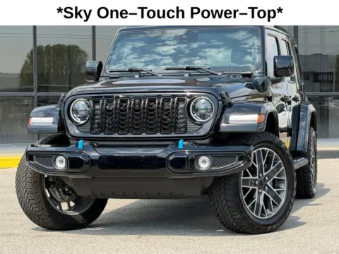 Black 2024 Jeep Wrangler High Altitude 4xe for sale in Fishers, IN