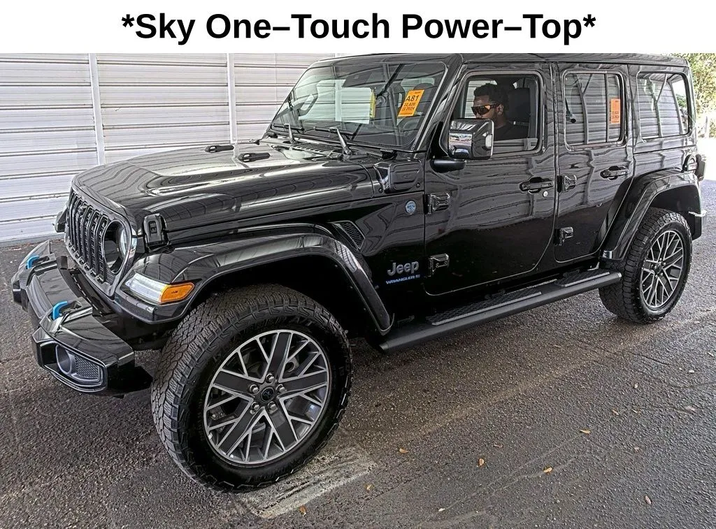 Black 2024 Jeep Wrangler High Altitude 4xe for sale in Fishers, IN