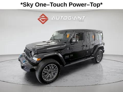 Black 2024 Jeep Wrangler High Altitude 4xe for sale in Fishers, IN