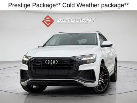 White 2019 Audi Q8 3.0T Prestige for sale in Fishers, IN