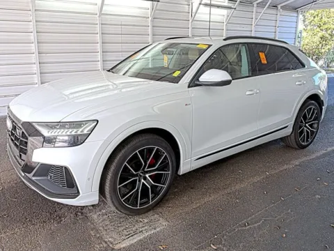 White 2019 Audi Q8 3.0T Prestige for sale in Fishers, IN