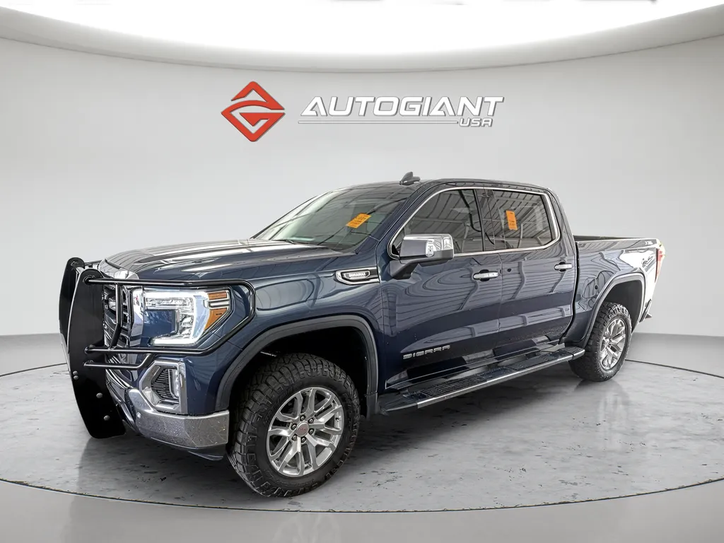 Blue 2021 GMC Sierra 1500 SLT for sale in Fishers, IN