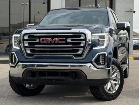 Blue 2021 GMC Sierra 1500 SLT for sale in Fishers, IN