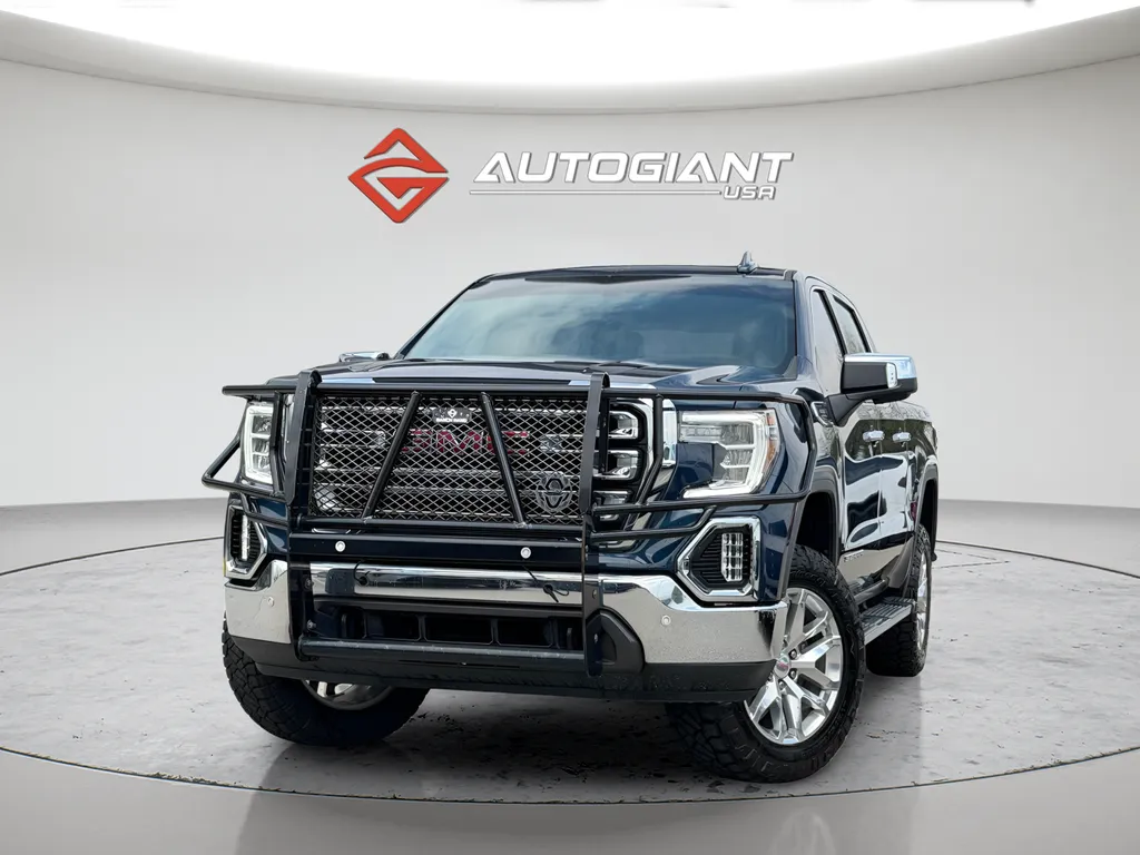Blue 2021 GMC Sierra 1500 SLT for sale in Fishers, IN