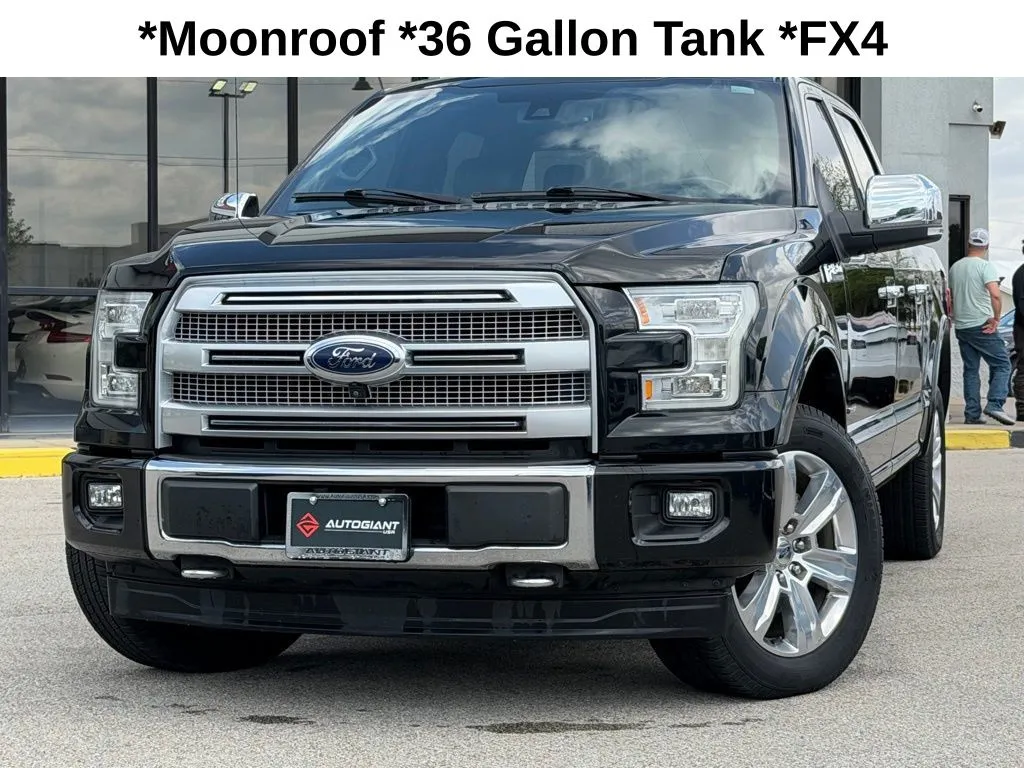 Black 2017 Ford F-150 Platinum for sale in Fishers, IN