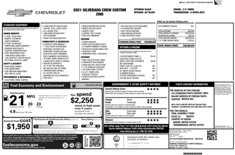 Another view of 2021 Chevrolet Silverado 1500 Custom for sale in Fishers, IN at AutoGiant USA Fishers