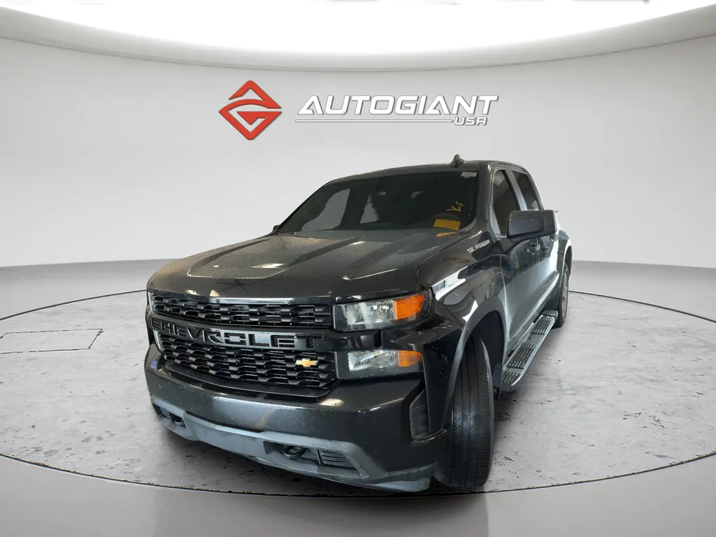 Black 2021 Chevrolet Silverado 1500 Custom for sale in Fishers, IN