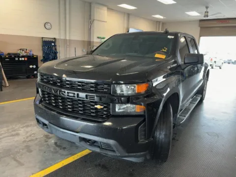 Black 2021 Chevrolet Silverado 1500 Custom for sale in Fishers, IN