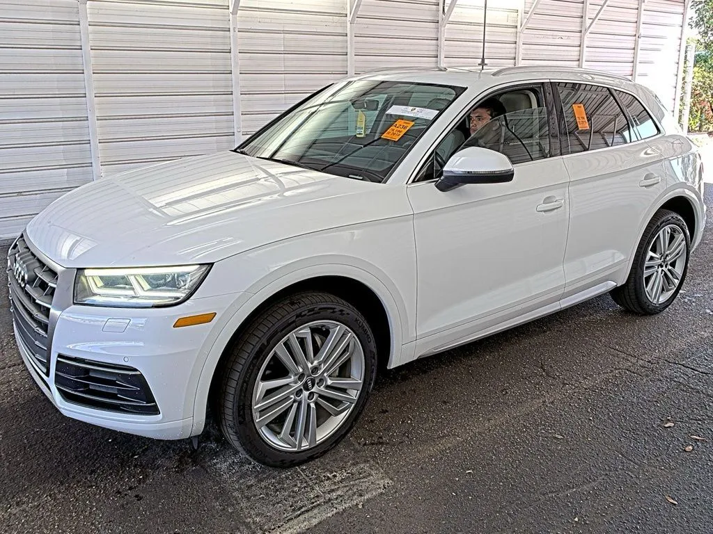 White 2018 Audi Q5 2.0T Premium Plus for sale in Fishers, IN