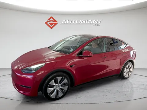 Red 2023 Tesla Model Y Long Range for sale in Fishers, IN