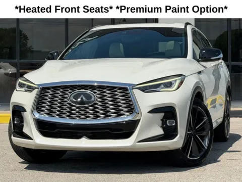 White 2022 INFINITI QX55 LUXE for sale in Fishers, IN