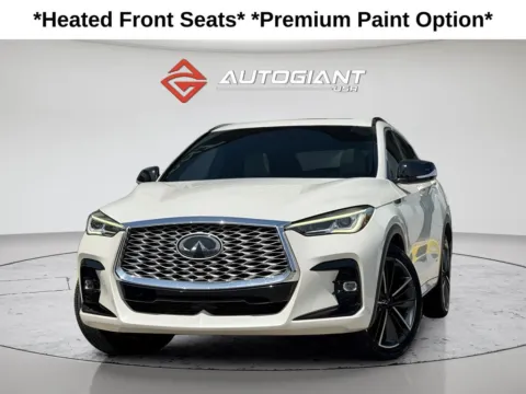 White 2022 INFINITI QX55 LUXE for sale in Fishers, IN