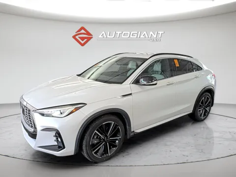 White 2022 INFINITI QX55 LUXE for sale in Fishers, IN
