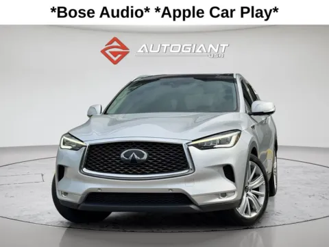 Silver 2021 INFINITI QX50 Sensory for sale in Fishers, IN