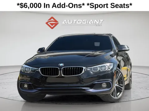 Black 2019 BMW 4 Series 440i Gran Coupe for sale in Fishers, IN