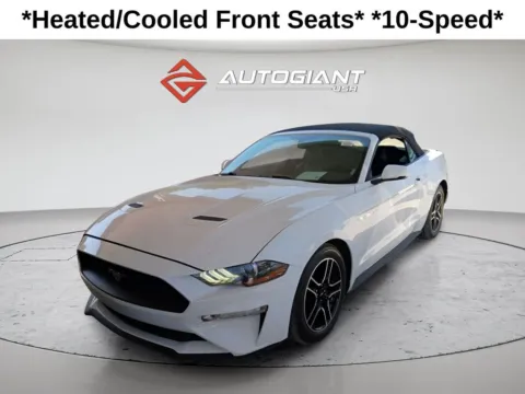 White 2019 Ford Mustang EcoBoost Premium for sale in Fishers, IN