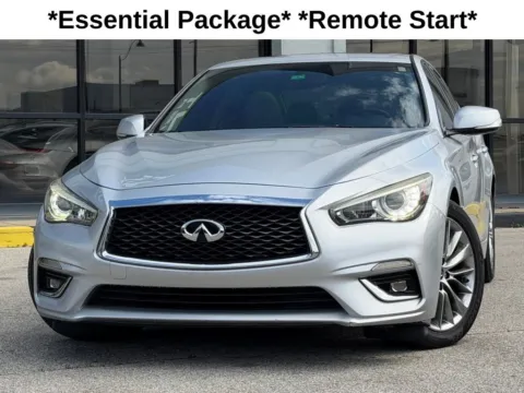 Silver 2018 INFINITI Q50 3.0t LUXE for sale in Fishers, IN