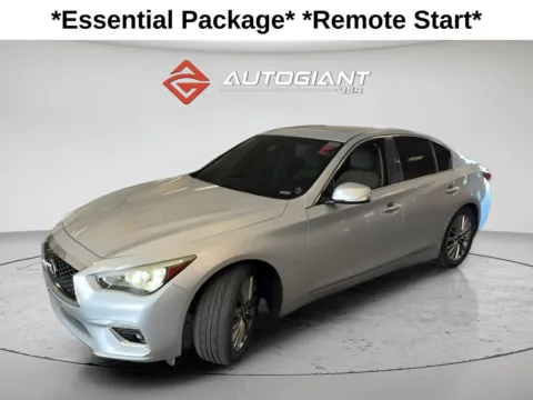 Silver 2018 INFINITI Q50 3.0t LUXE for sale in Fishers, IN