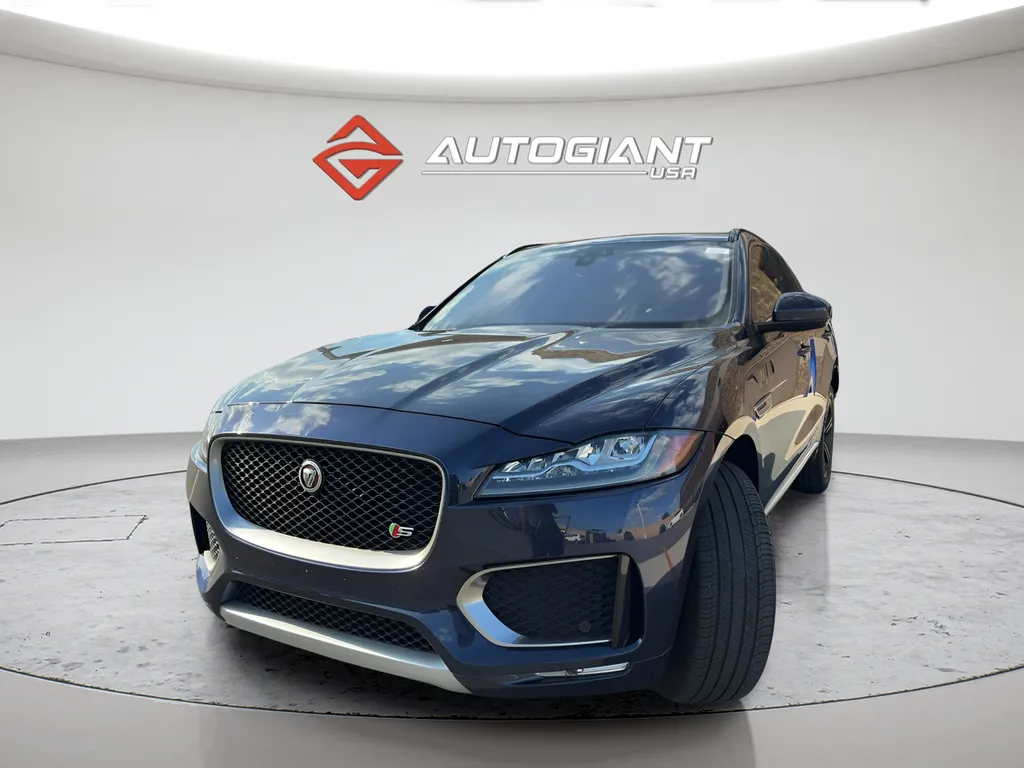 Blue 2017 Jaguar F-PACE S for sale in Fishers, IN
