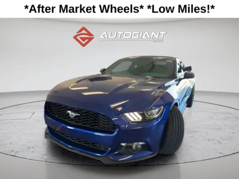Blue 2016 Ford Mustang EcoBoost Premium for sale in Fishers, IN