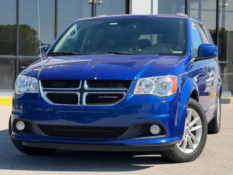 Blue 2019 Dodge Grand Caravan SXT for sale in Fishers, IN