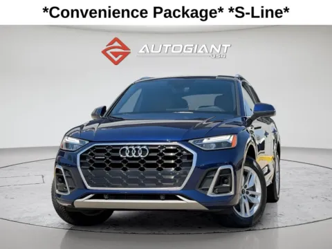 Blue 2022 Audi Q5 45 S line Premium for sale in Fishers, IN