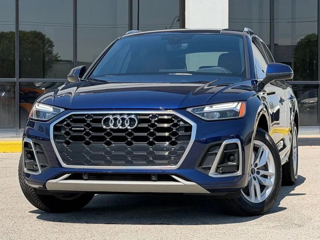 Blue 2022 Audi Q5 45 S line Premium for sale in Fishers, IN