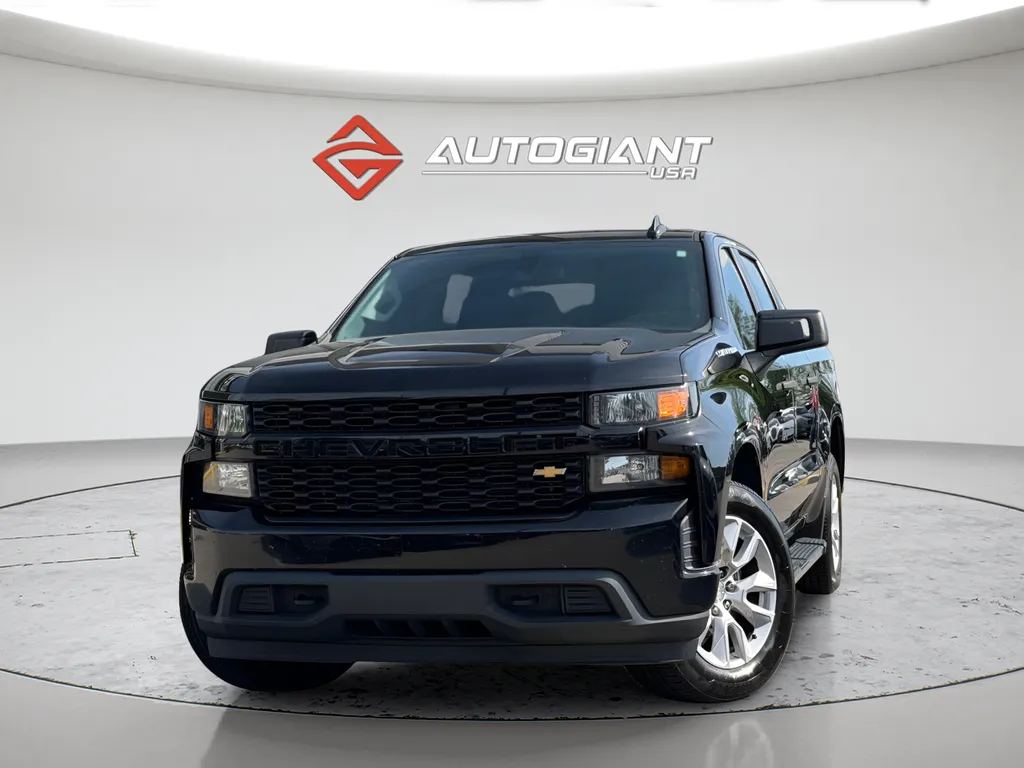 Black 2021 Chevrolet Silverado 1500 Custom for sale in Fishers, IN