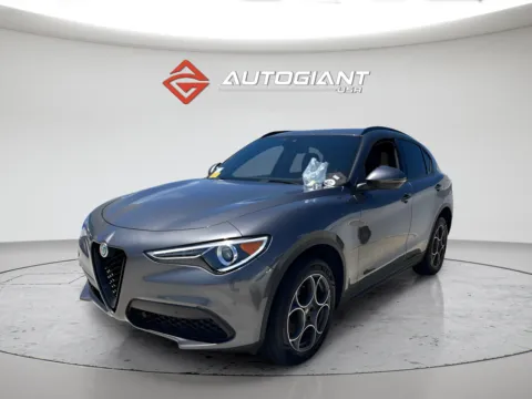 Gray 2022 Alfa Romeo Stelvio Sprint for sale in Fishers, IN