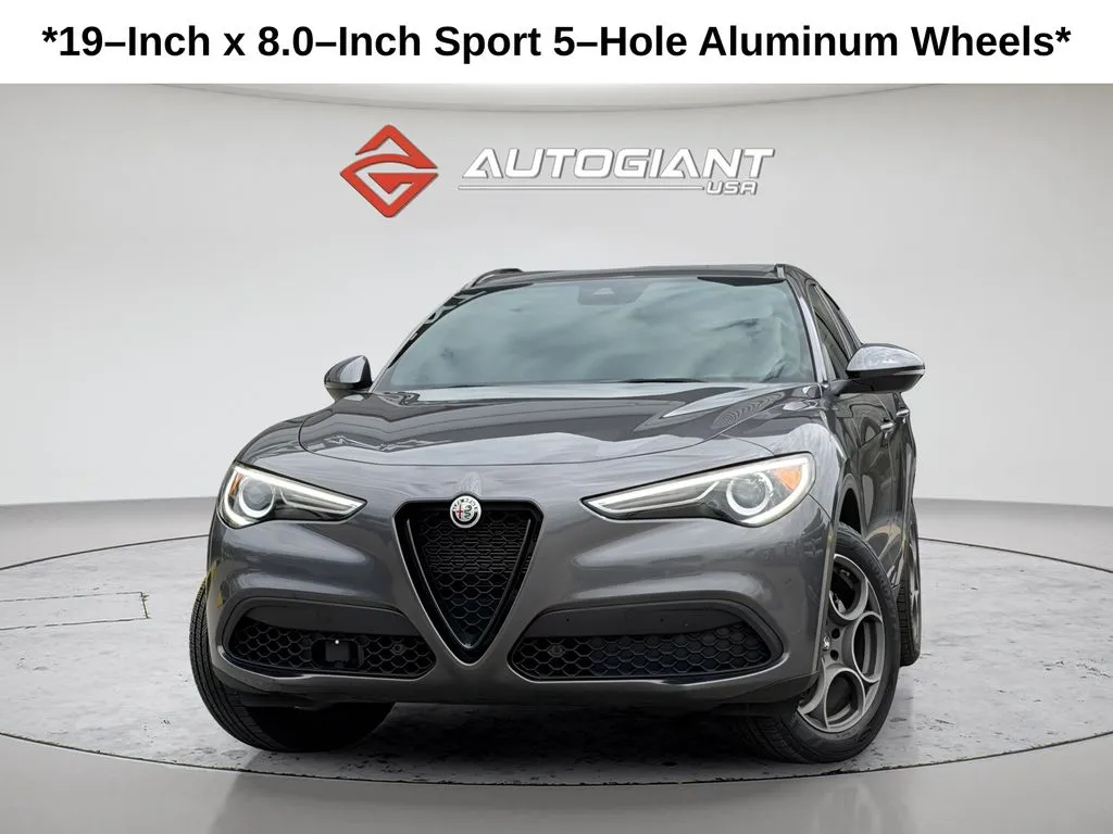 Gray 2022 Alfa Romeo Stelvio Sprint for sale in Fishers, IN