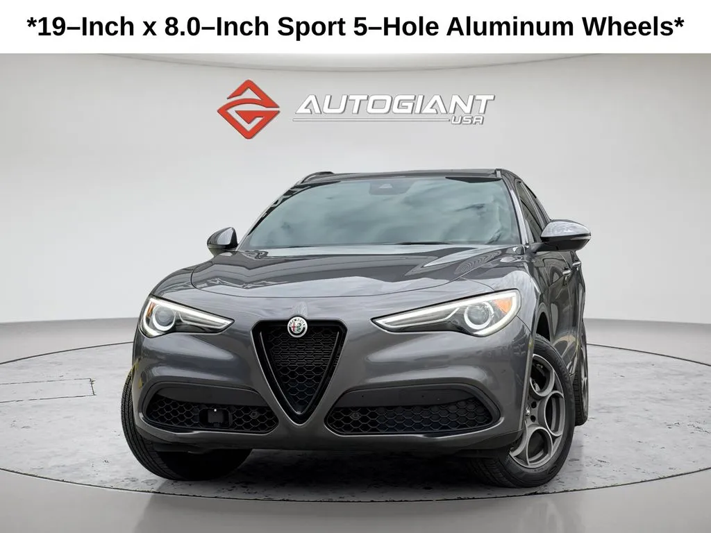 Gray 2022 Alfa Romeo Stelvio Sprint for sale in Fishers, IN