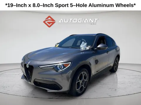 Gray 2022 Alfa Romeo Stelvio Sprint for sale in Fishers, IN