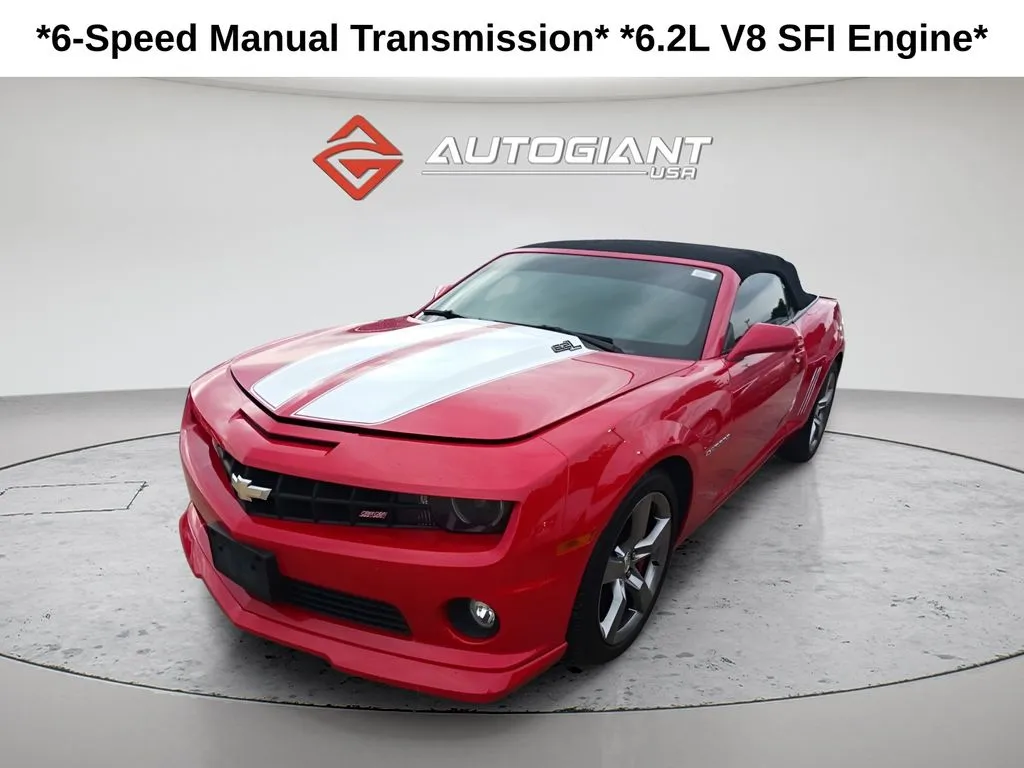 Red 2012 Chevrolet Camaro SS for sale in Fishers, IN