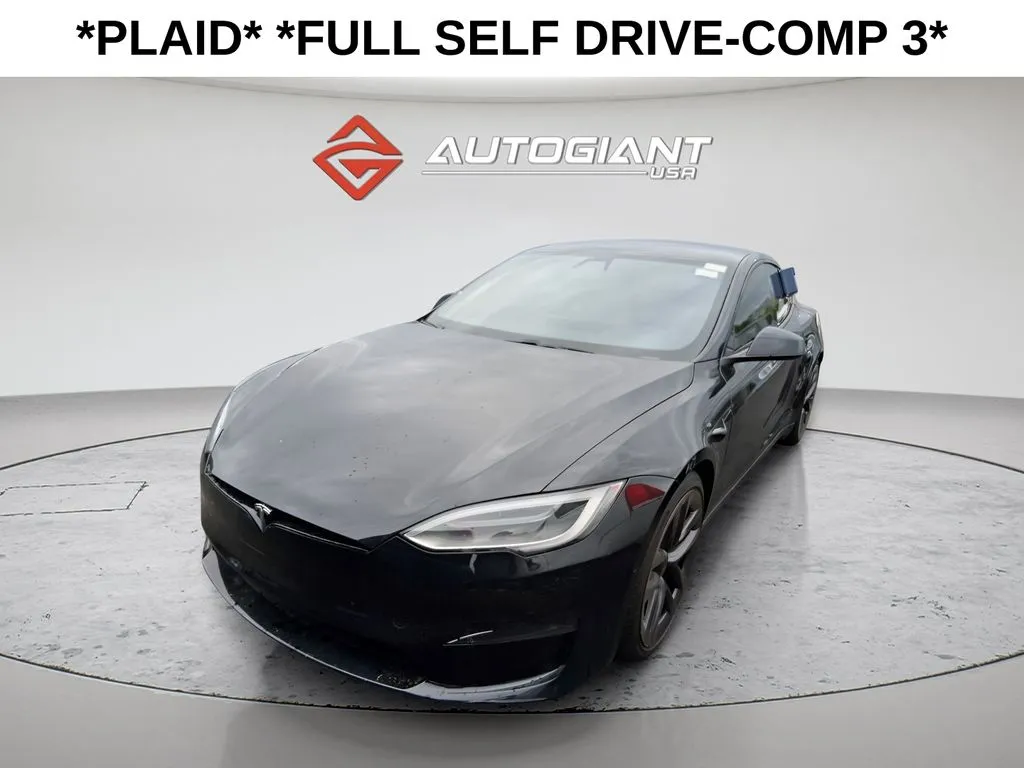 Black 2021 Tesla Model S Plaid for sale in Fishers, IN