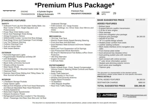 Photos of 2014 Audi A6 2.0T Premium Plus for sale in Fishers, IN at AutoGiant USA Fishers