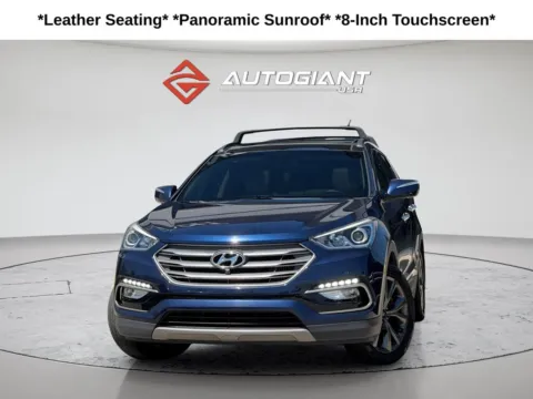 Blue 2018 Hyundai Santa Fe Sport 2.0T Ultimate for sale in Fishers, IN