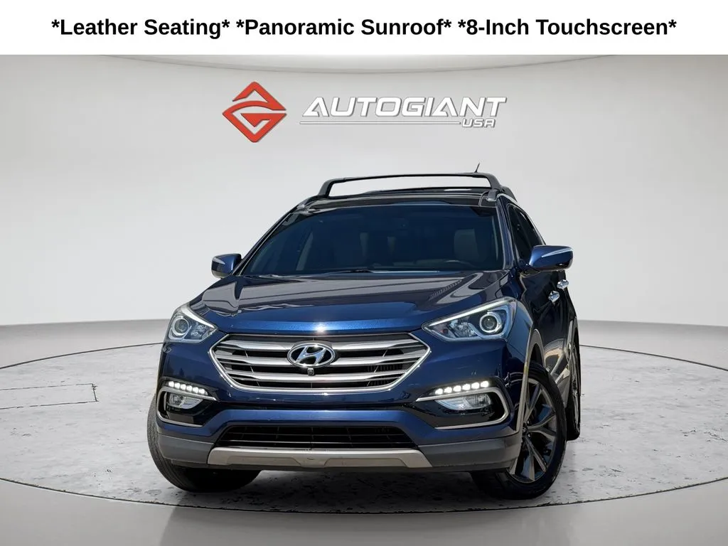Blue 2018 Hyundai Santa Fe Sport 2.0T Ultimate for sale in Fishers, IN