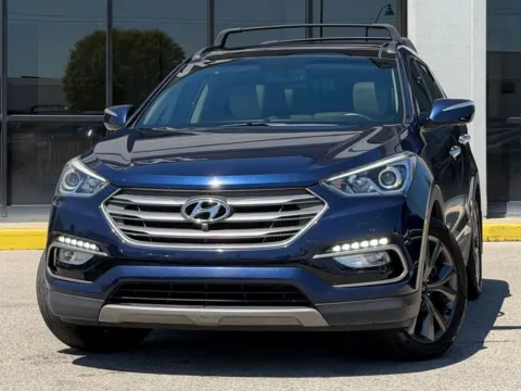 Blue 2018 Hyundai Santa Fe Sport 2.0T Ultimate for sale in Fishers, IN