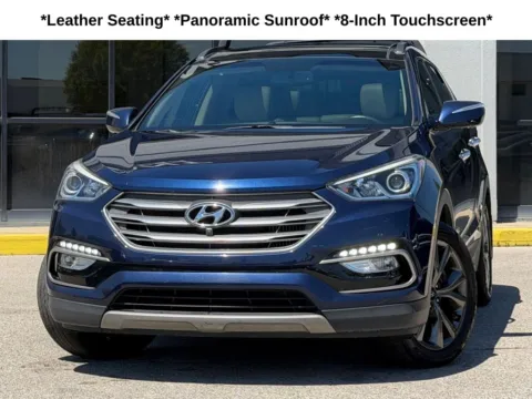 Blue 2018 Hyundai Santa Fe Sport 2.0T Ultimate for sale in Fishers, IN