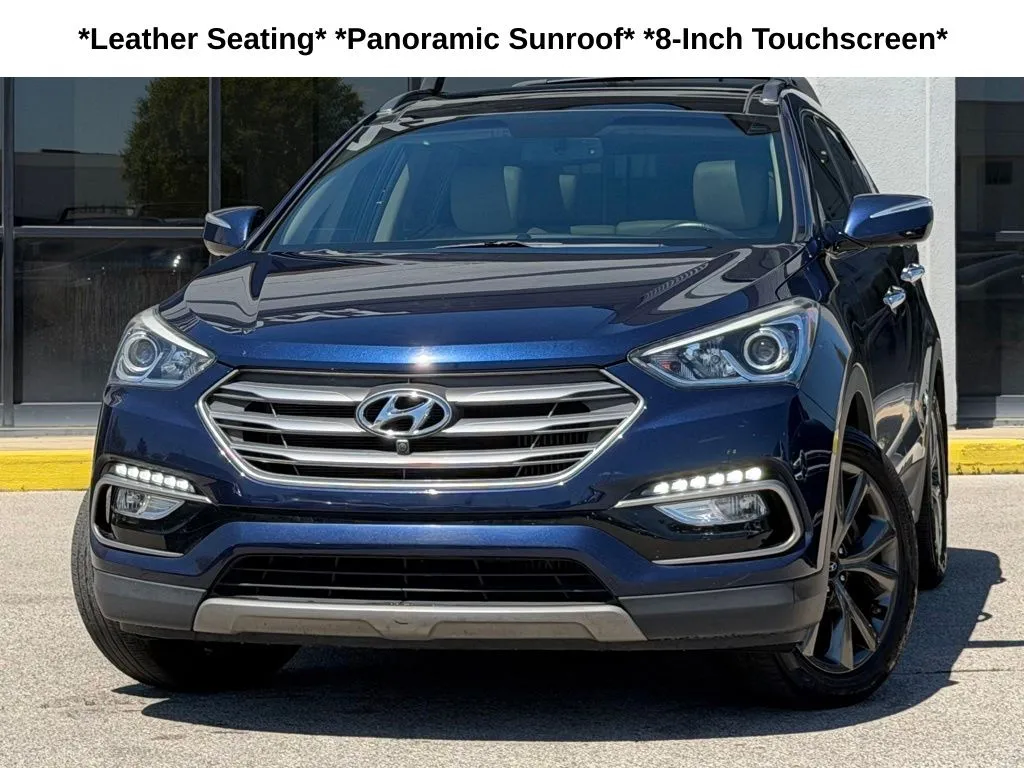 Blue 2018 Hyundai Santa Fe Sport 2.0T Ultimate for sale in Fishers, IN