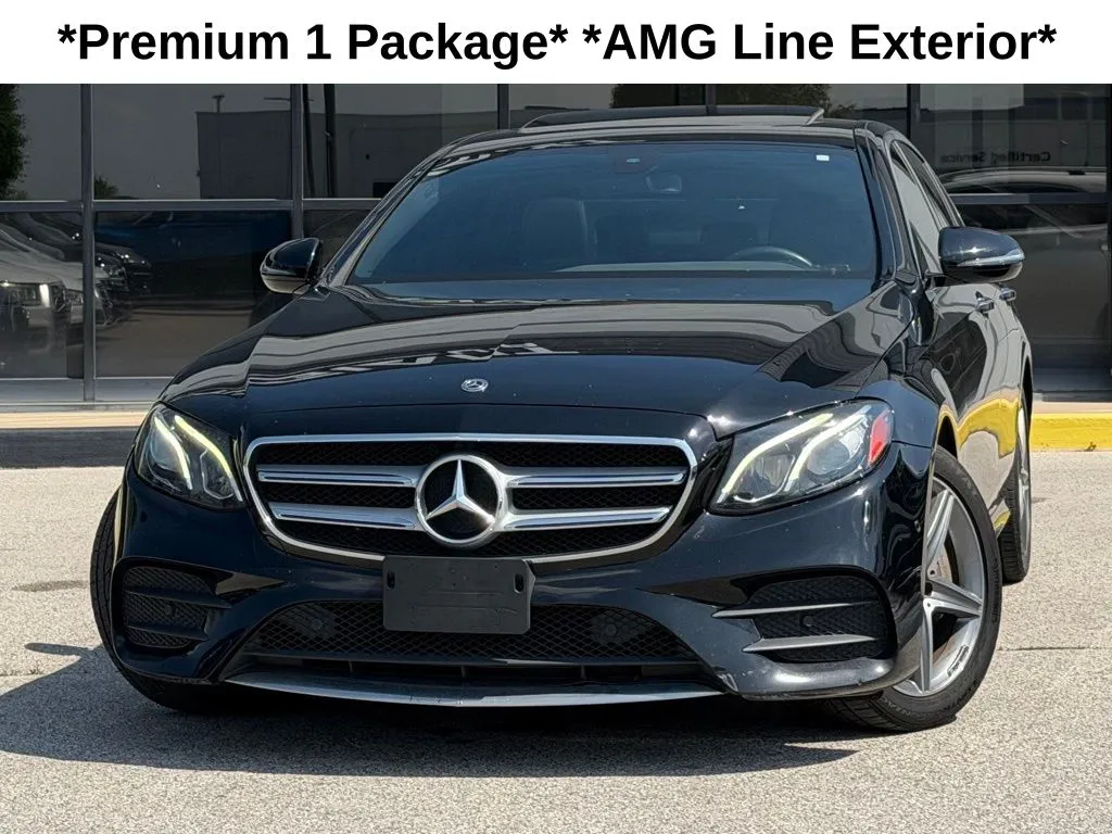 Black 2018 Mercedes-Benz E-Class E 300 for sale in Fishers, IN