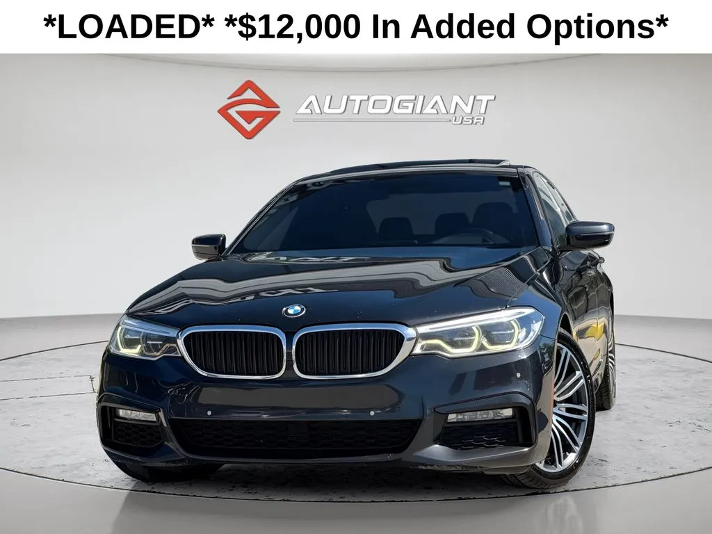 Black 2017 BMW 5 Series 540i xDrive for sale in Fishers, IN