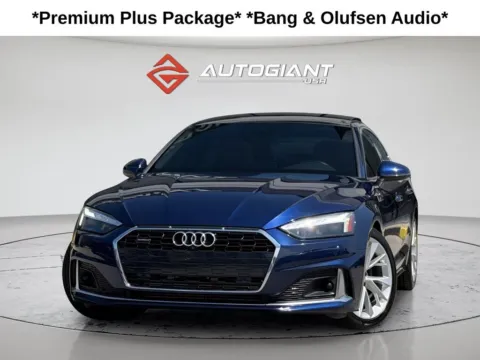 Blue 2021 Audi A5 40 Premium Plus for sale in Fishers, IN