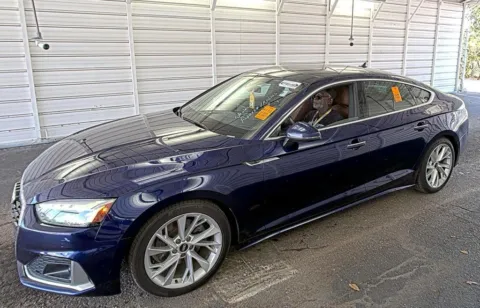 Blue 2021 Audi A5 40 Premium Plus for sale in Fishers, IN